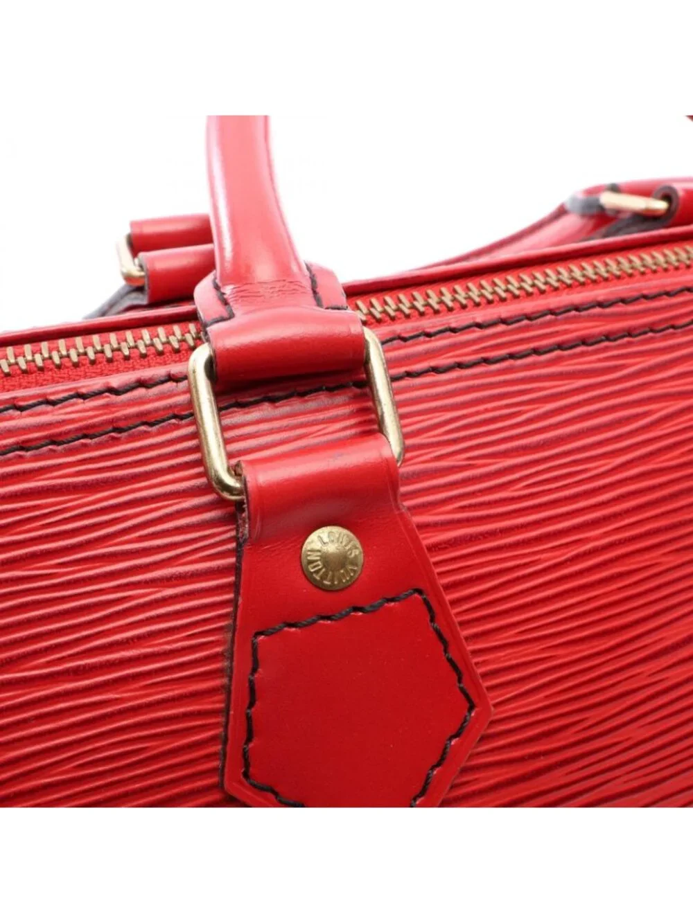 Louis Vuitton Speedy 25 Epi Castilian Red Leather Handbag